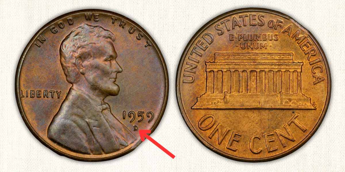 1959 D Penny value