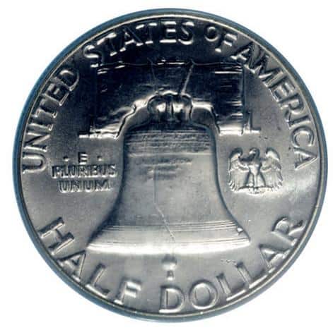1962-P Half Dollar with Full Bell Lines