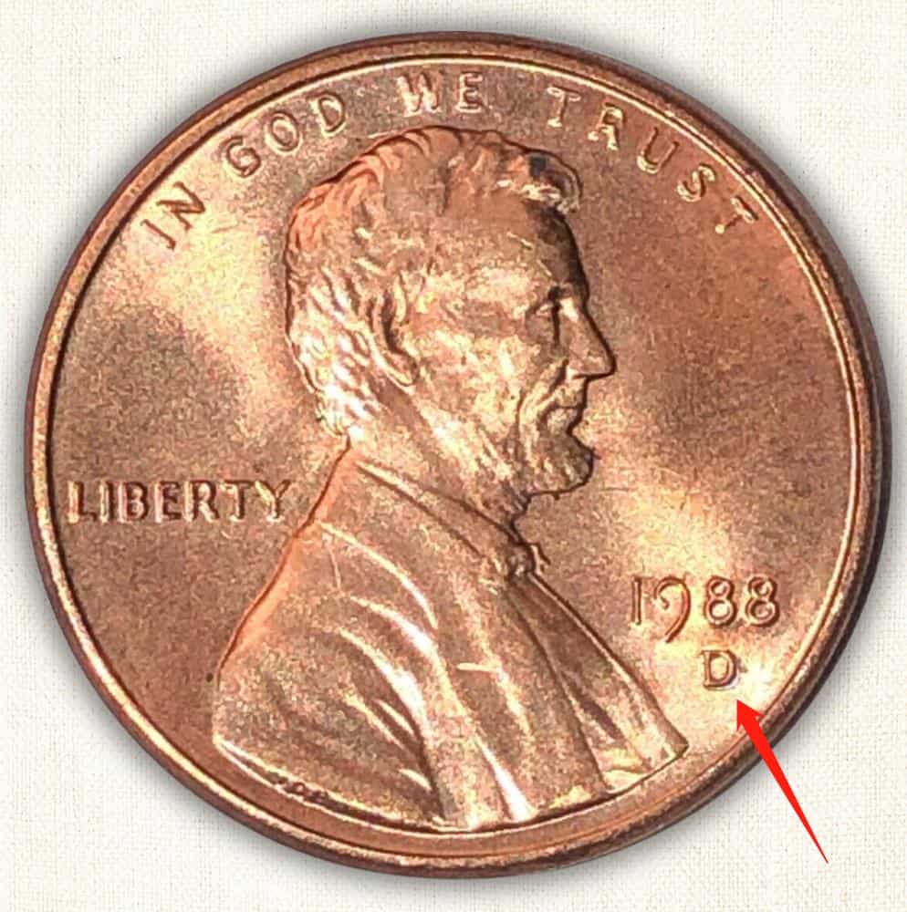 1989-D Penny value