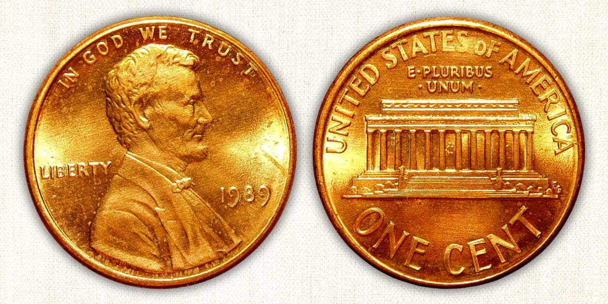 1989 Penny with No Mint Marks