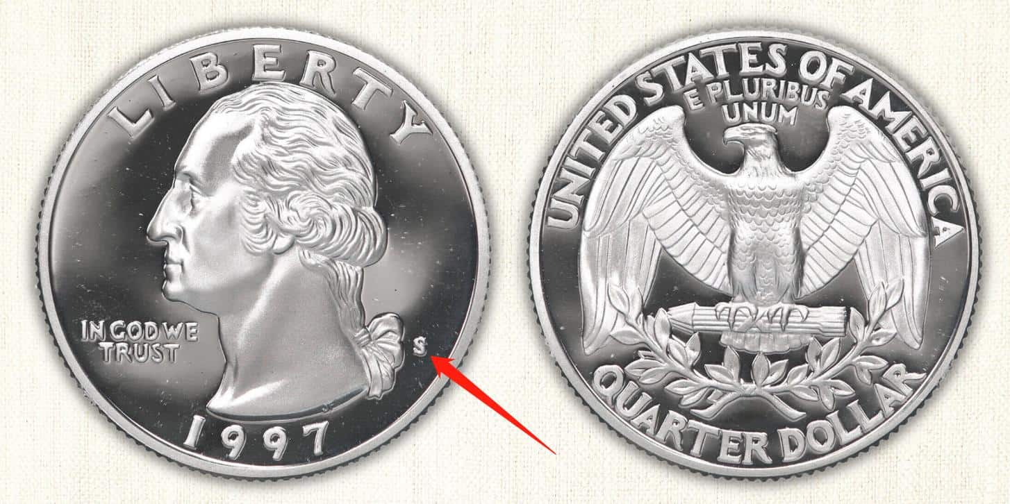 1997 S Washington Quarter value