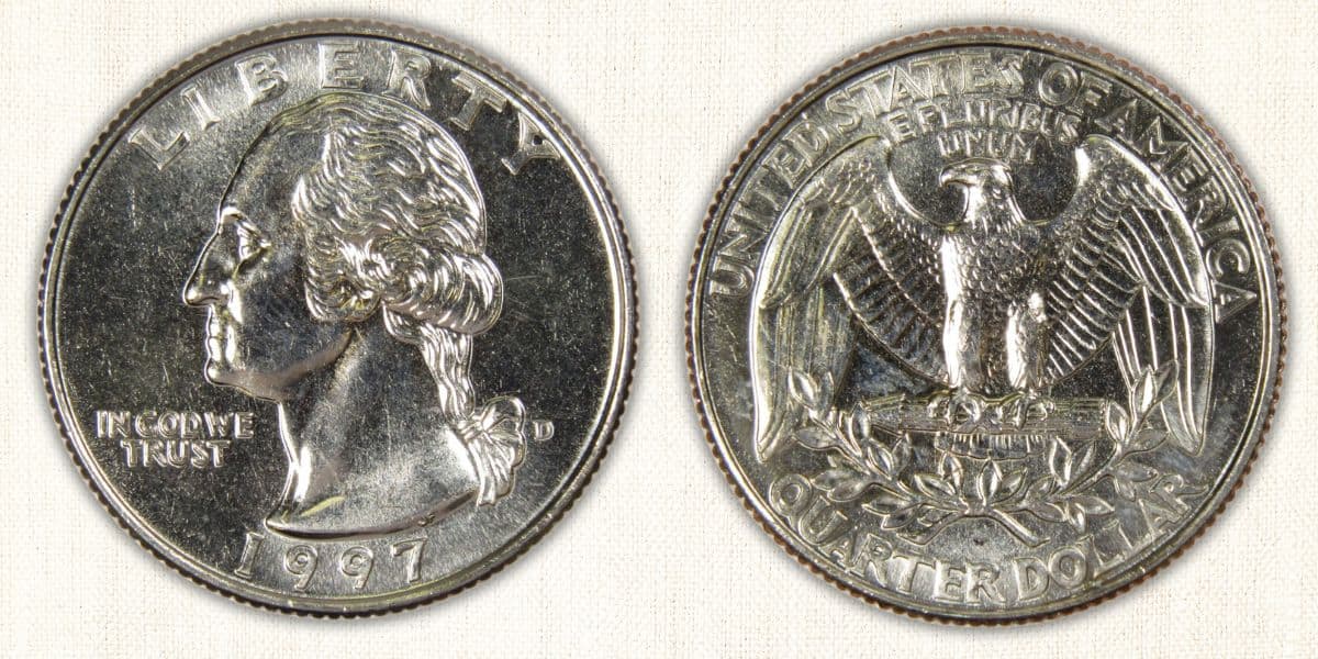 1997 Washington Quarter Value