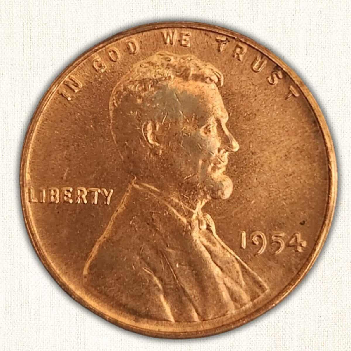 954 Wheat Penny Philadelphia (No Mint Mark)