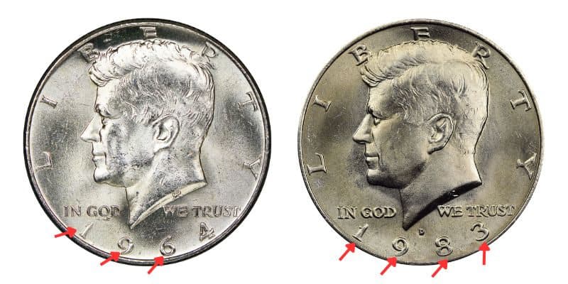 Date Changes On 1983 Kennedy Half Dollar