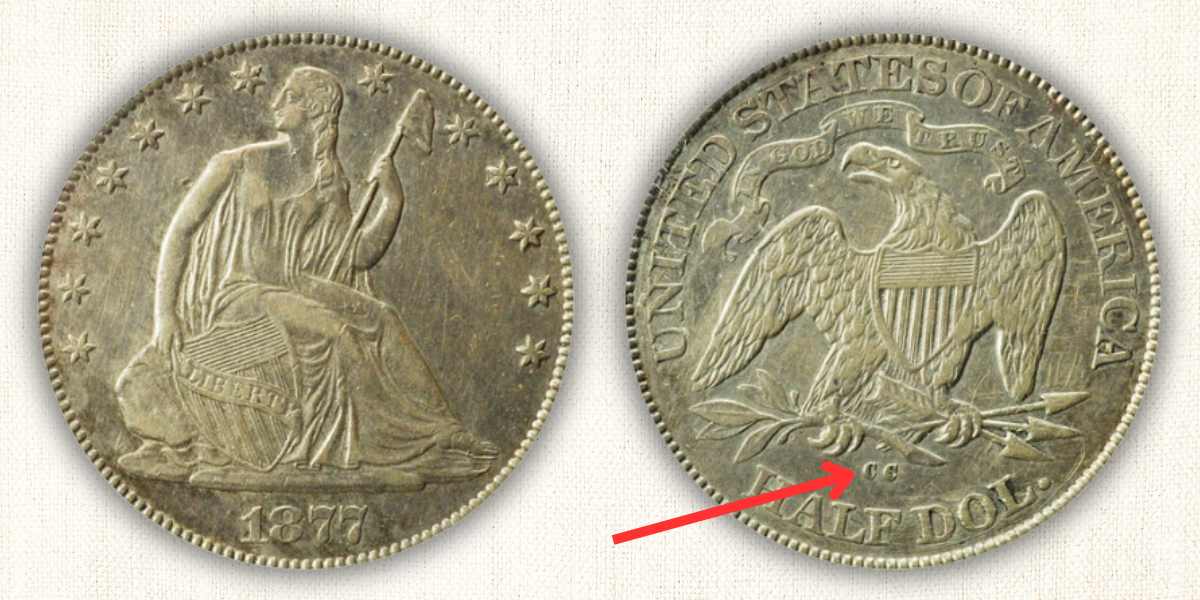 1877-CC Half Dollar