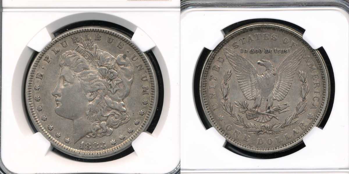 1883 Morgan Silver Dollar Mint Error