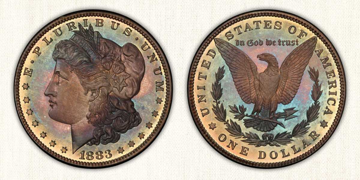 1883 Proof P Morgan Silver Dollar value