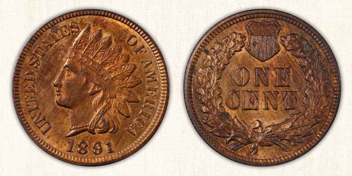 1891 Indian Head value