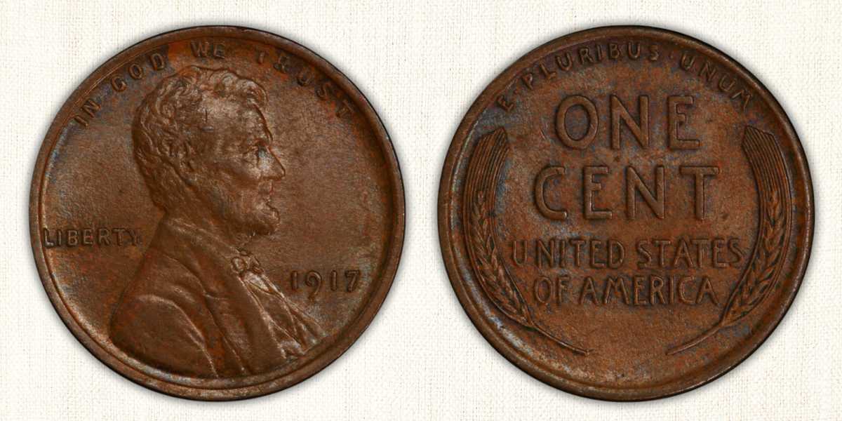 1917-P Penny with Double Die Obverse value