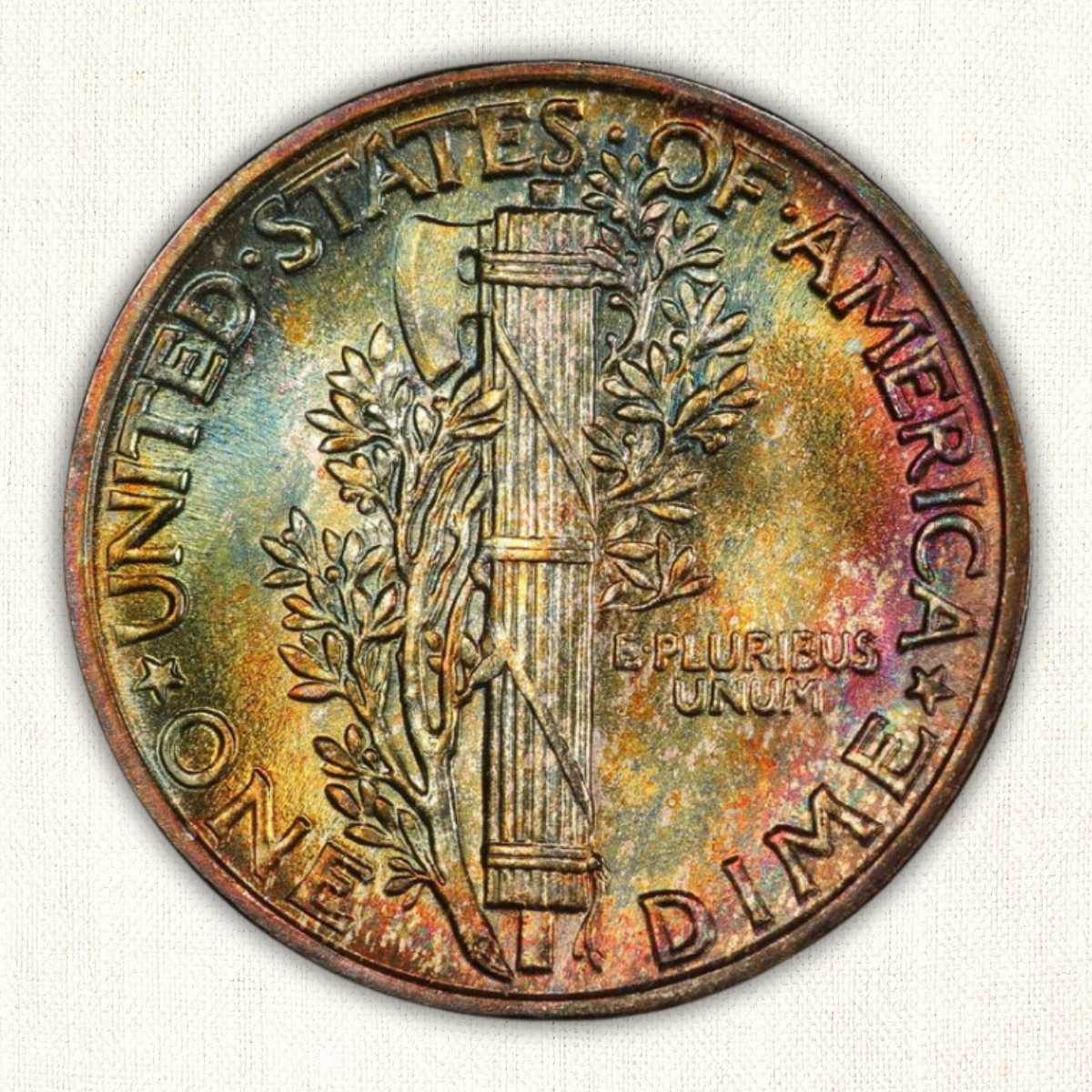 1942 Dime Full Band (FB) Value