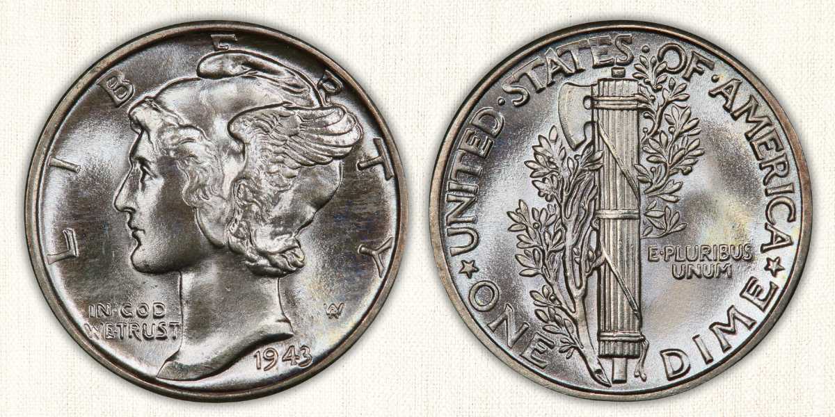 1943-P Dime Value