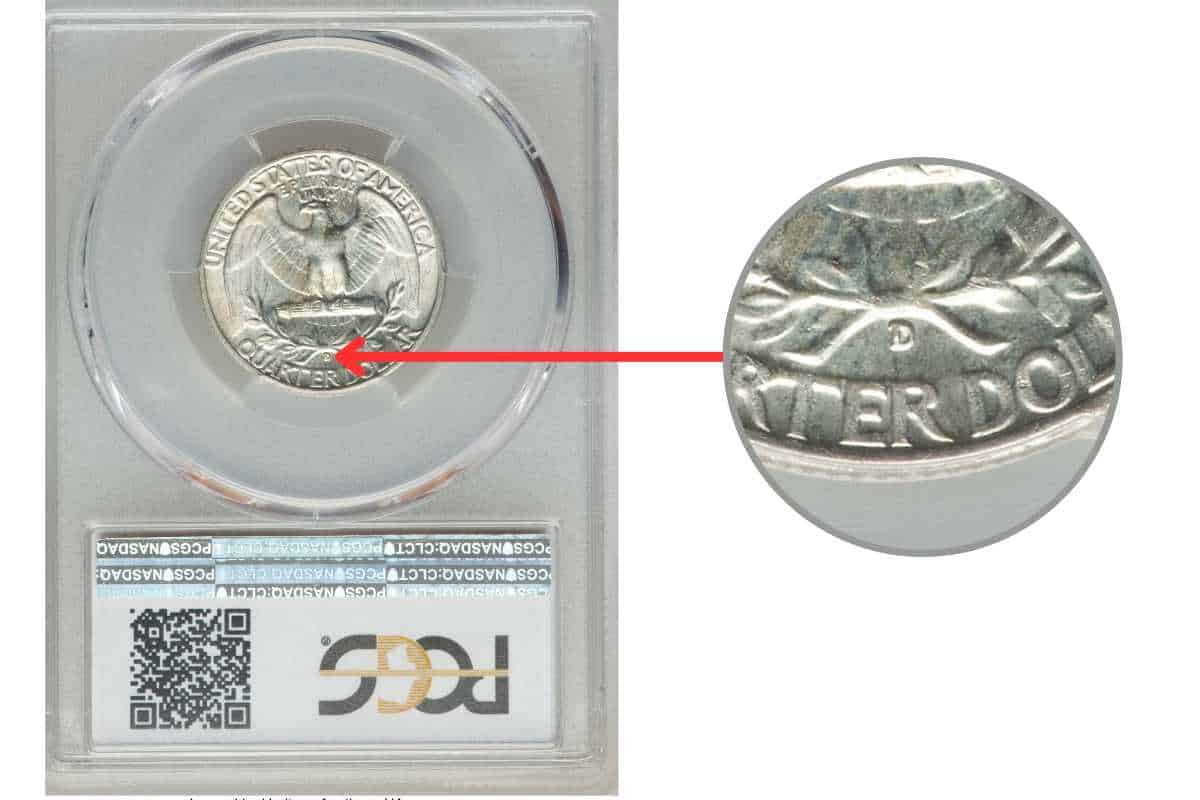 1952-D Quarter with a Large D Mint Mark