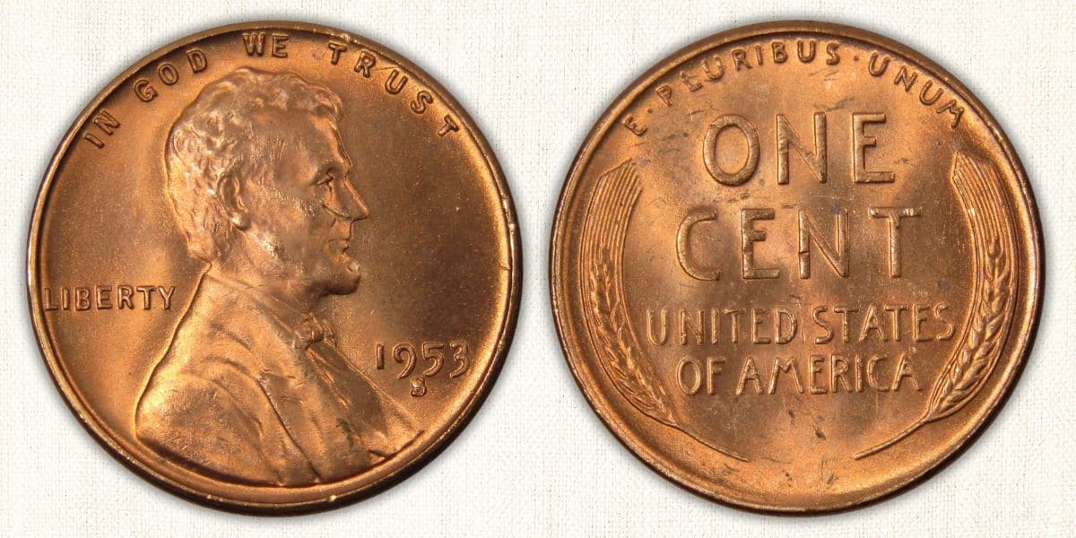 1953-D Wheat Penny Value