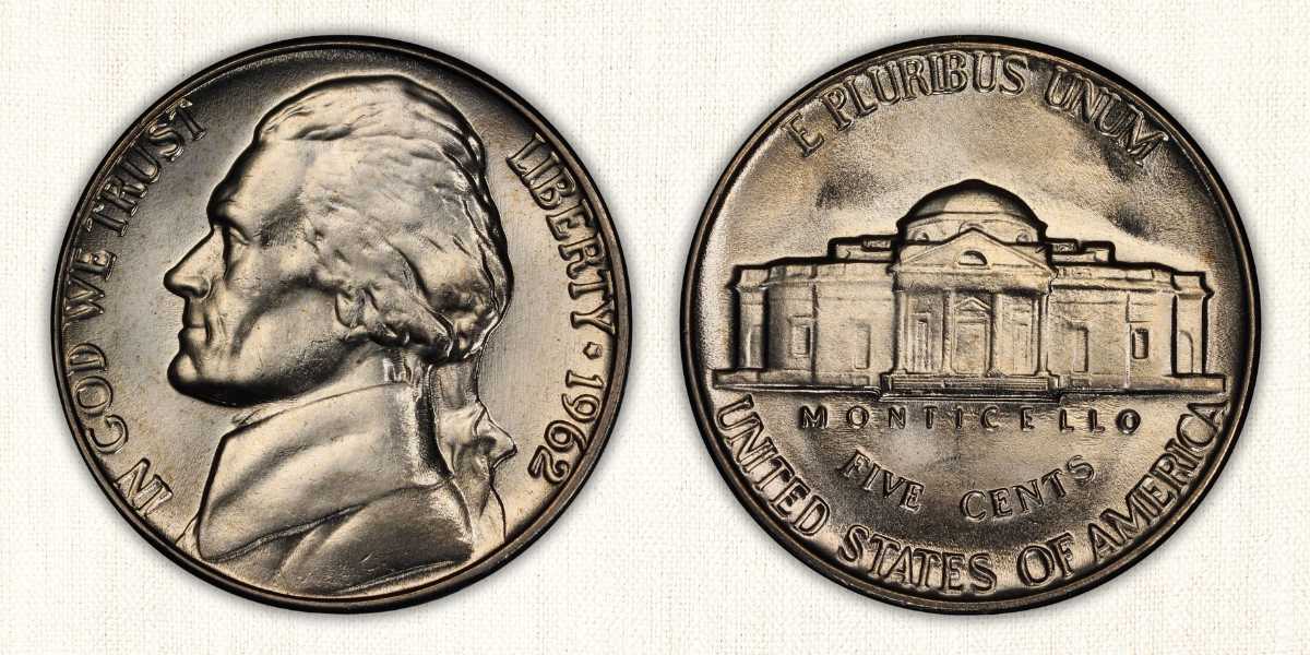 1962-P Jefferson Nickel Value
