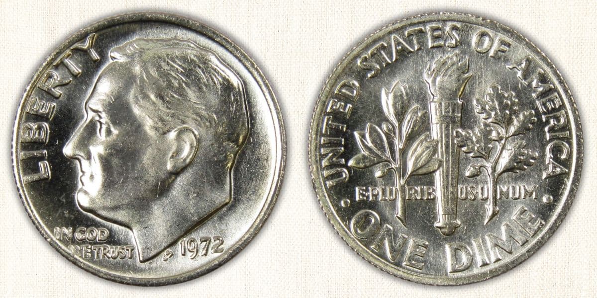 1972 P Dime value