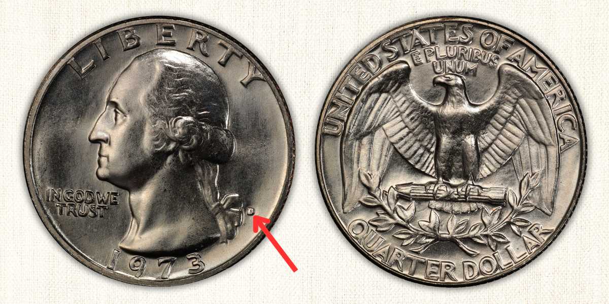 1973 D Quarter Value