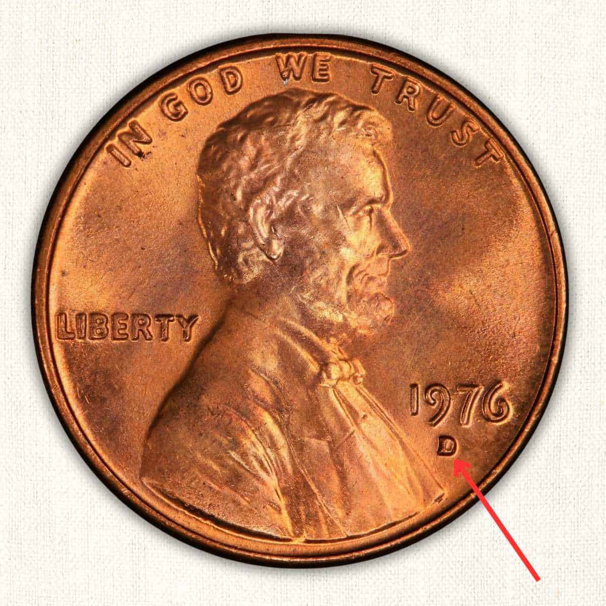 1976 D Lincoln Penny Value list