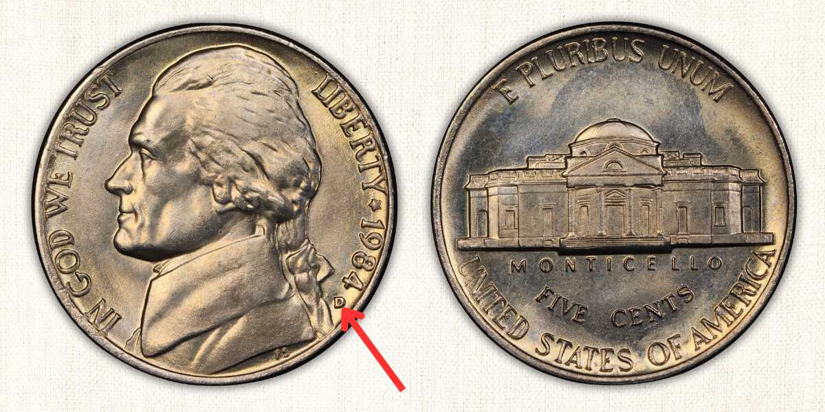 1984-D Nickel value