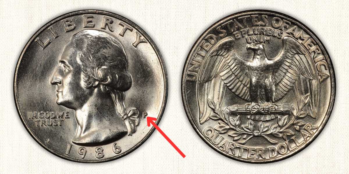 1986-P Quarter value