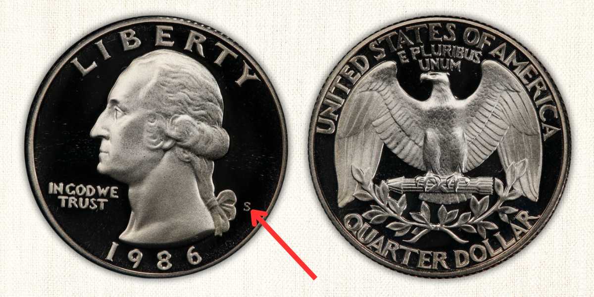 1986-S Proof Quarter value