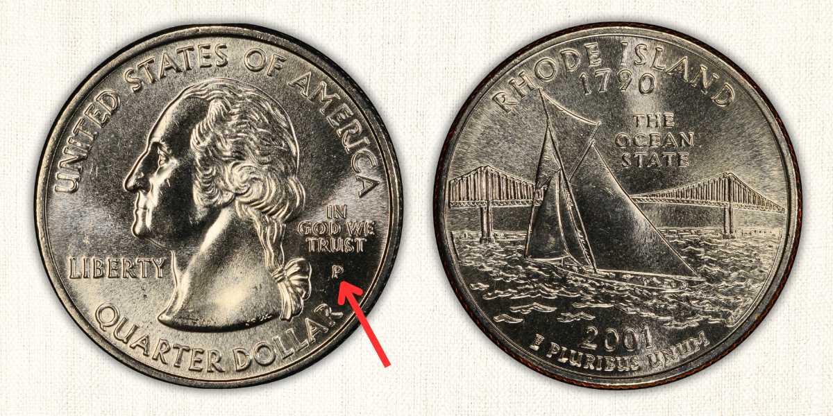 2001-P Rhode Island Quarter Value