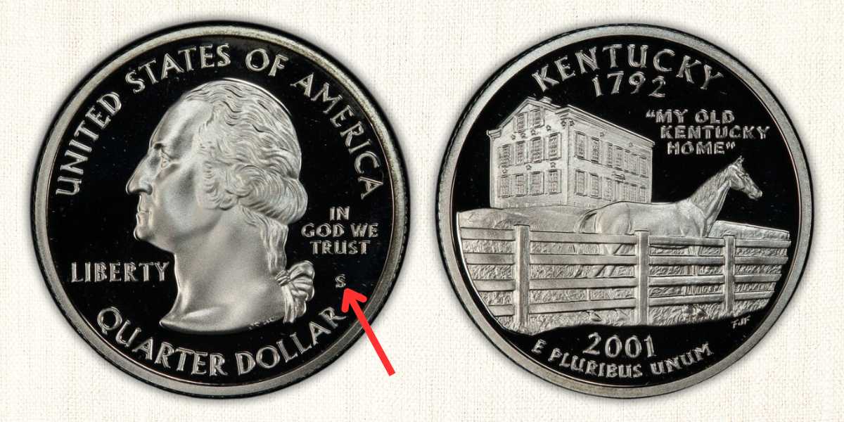 2001-S Proof Kentucky Quarter Value