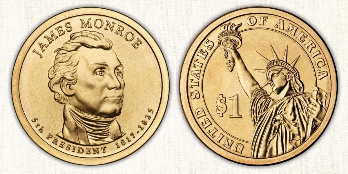 2008 James Monroe Dollar Coin Value