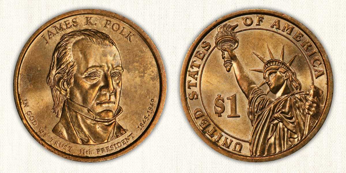 2009 James K Polk Dollar value