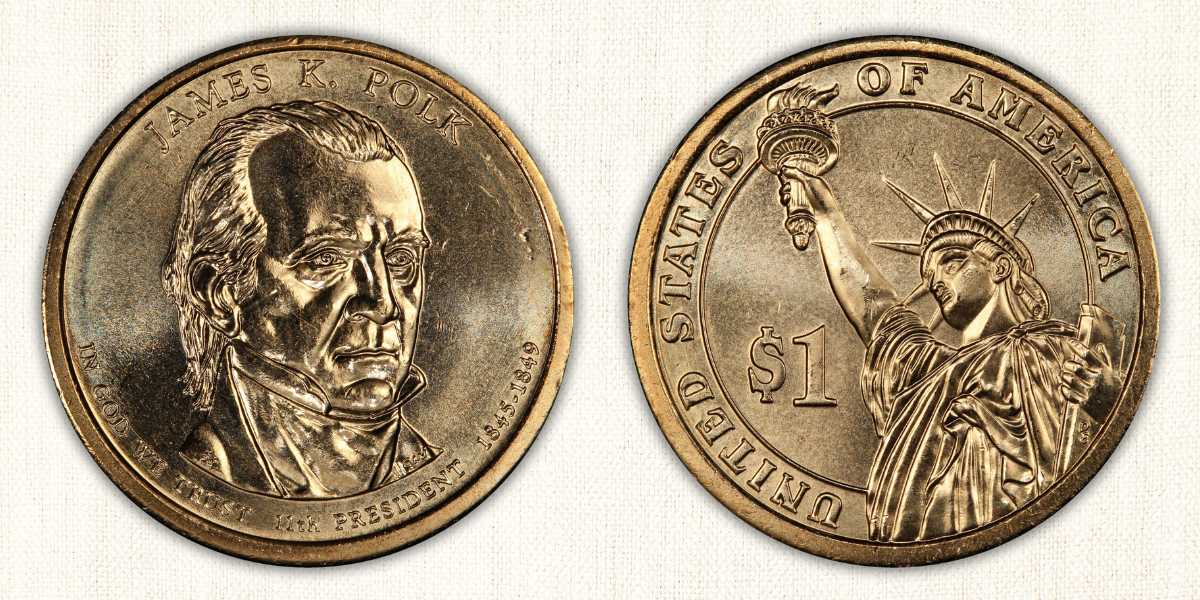 2009-P James K. Polk Dollar Value