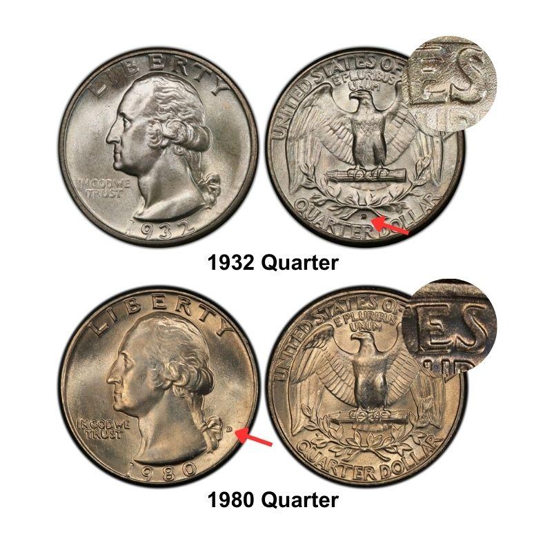 Visible Changes In The 1980 Washington Quarter