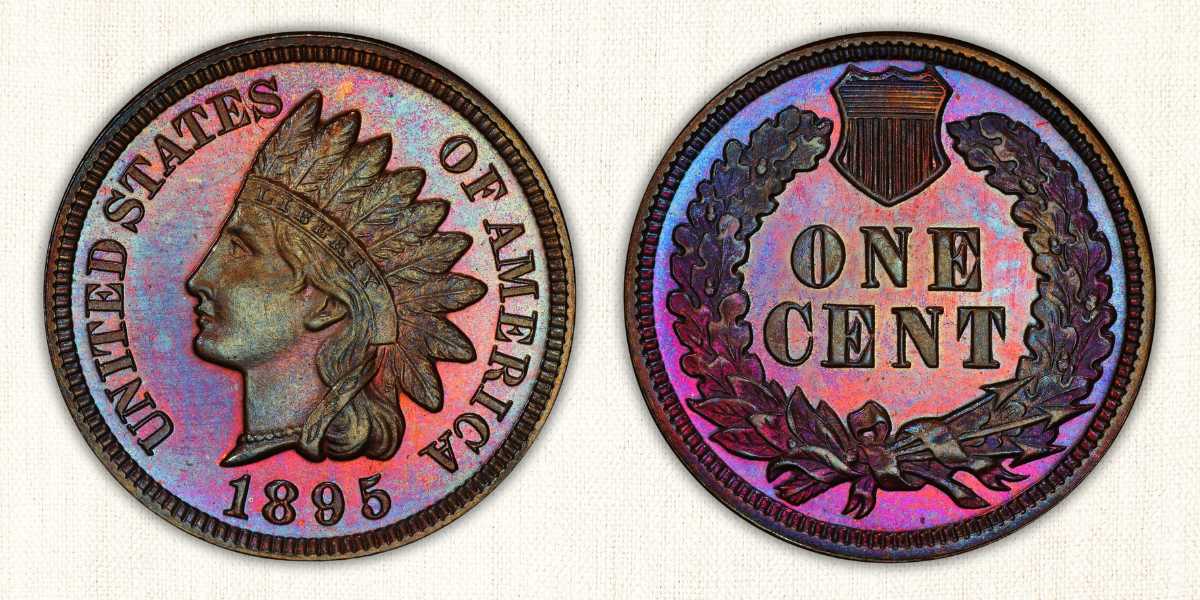 1895 Proof Indian Head BN Penny Value
