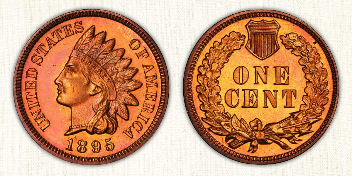 1895 Proof Indian Head Penny Value