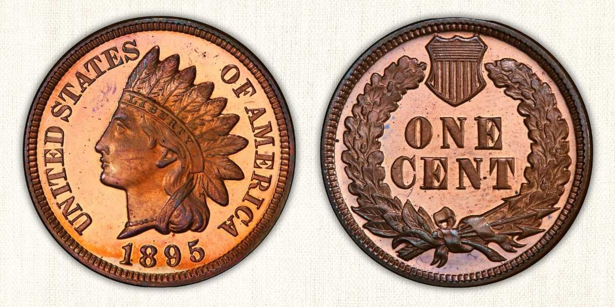 1895 Proof Indian Head RB Penny Value