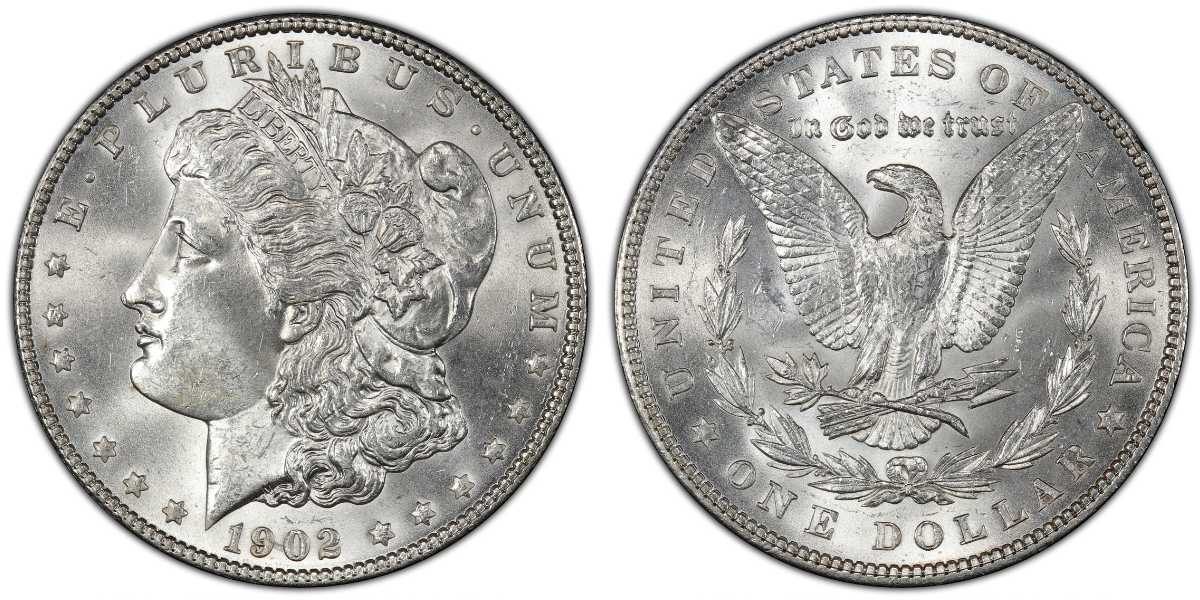 1902-P Silver Dollar with Double Ear1902-P Silver Dollar with Double Ear