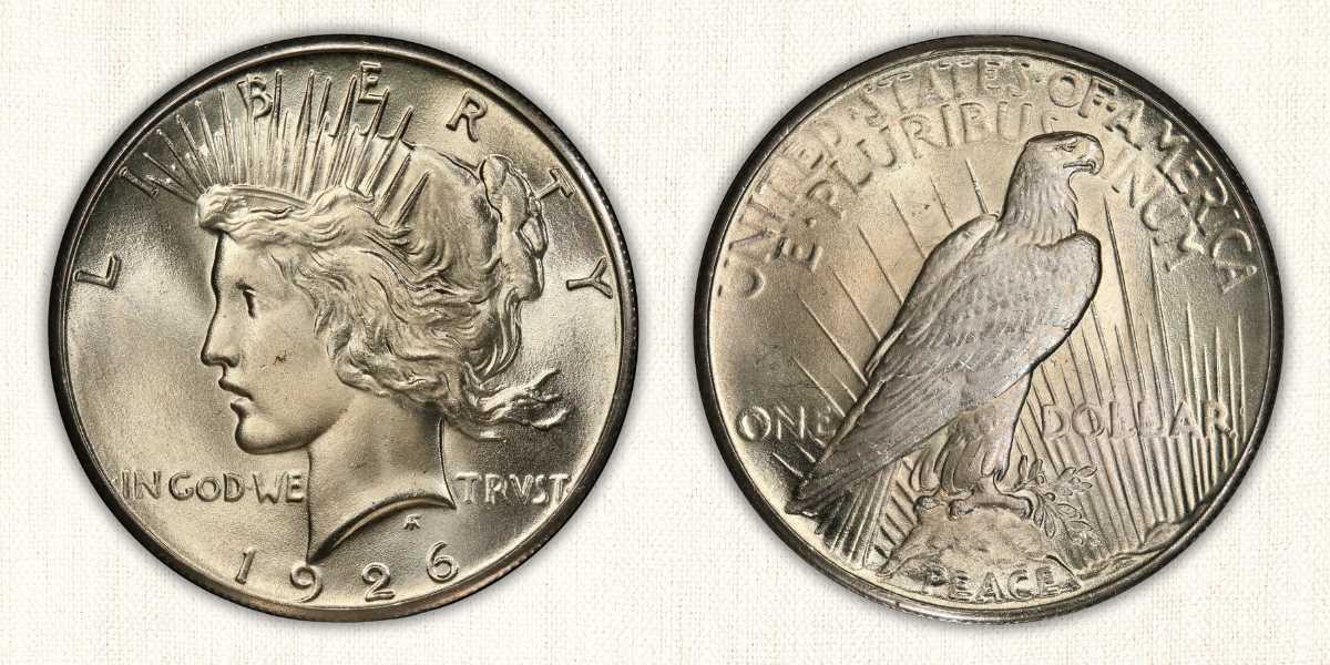1926 No Mintmark Peace Dollar Value