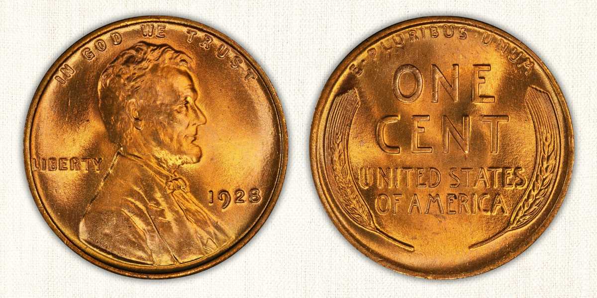 1928 No Mint Mark (P) Penny value