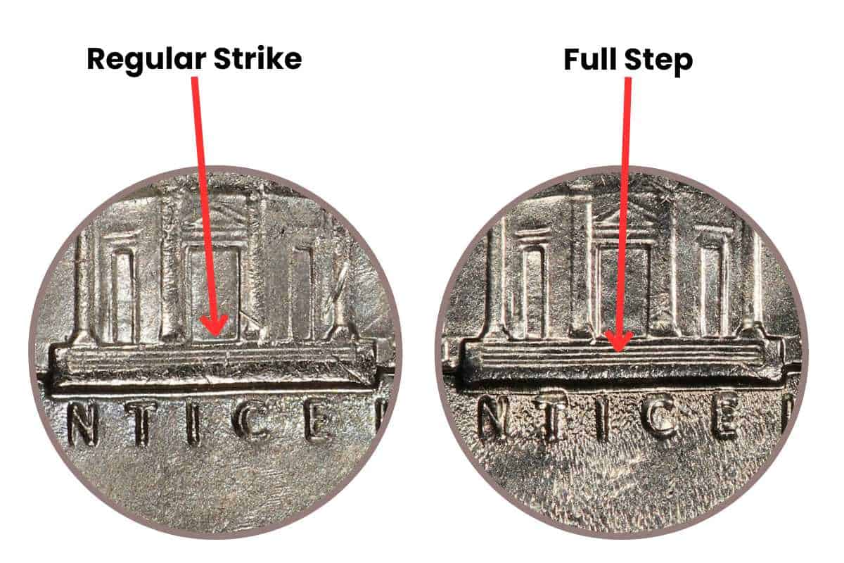 1944 Nickel Full Steps