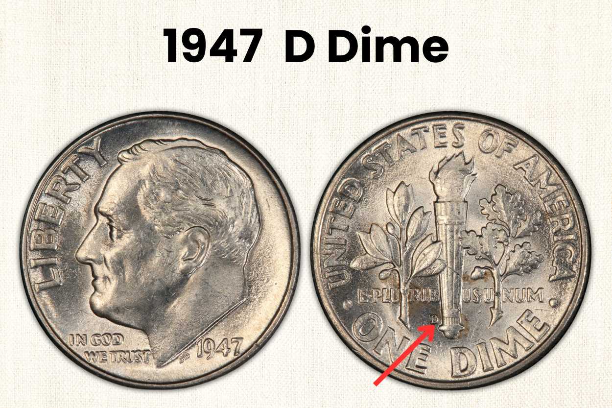 1947-D Dime Value