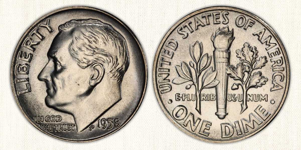 1958-P Dime Value