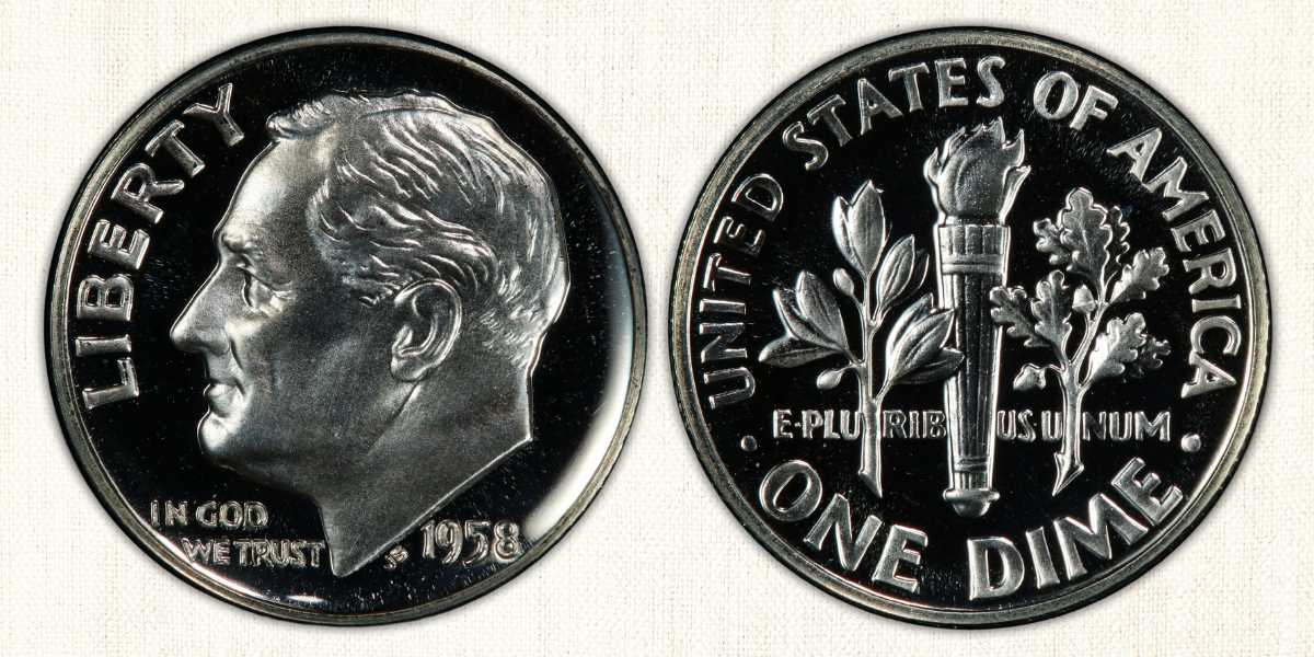 1958-P Proof Dime Value