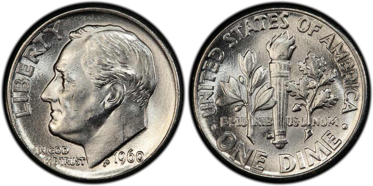 1960 D Dime Value
