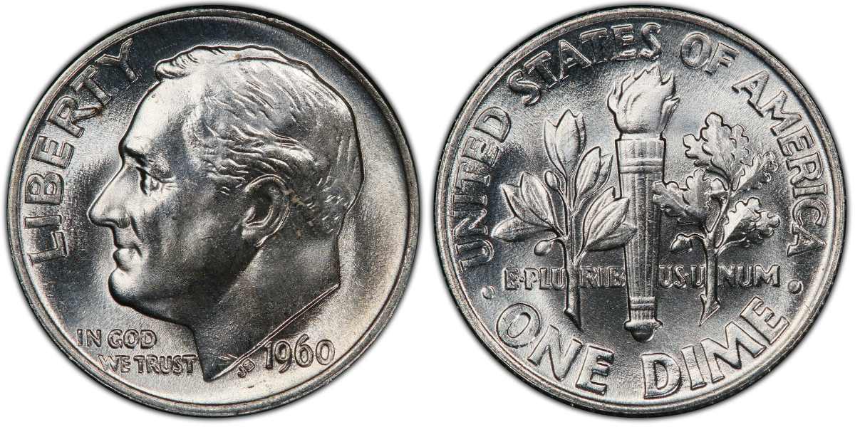 1960 P Dime Value