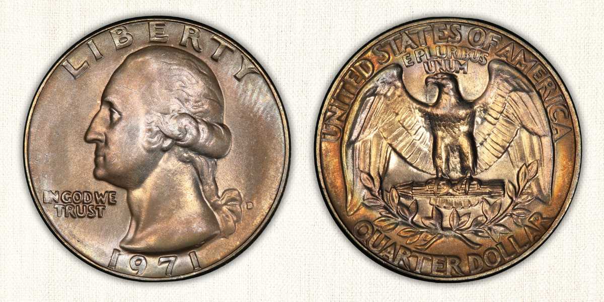 1971 Quarters with Double Die Reverse (DDR), Value