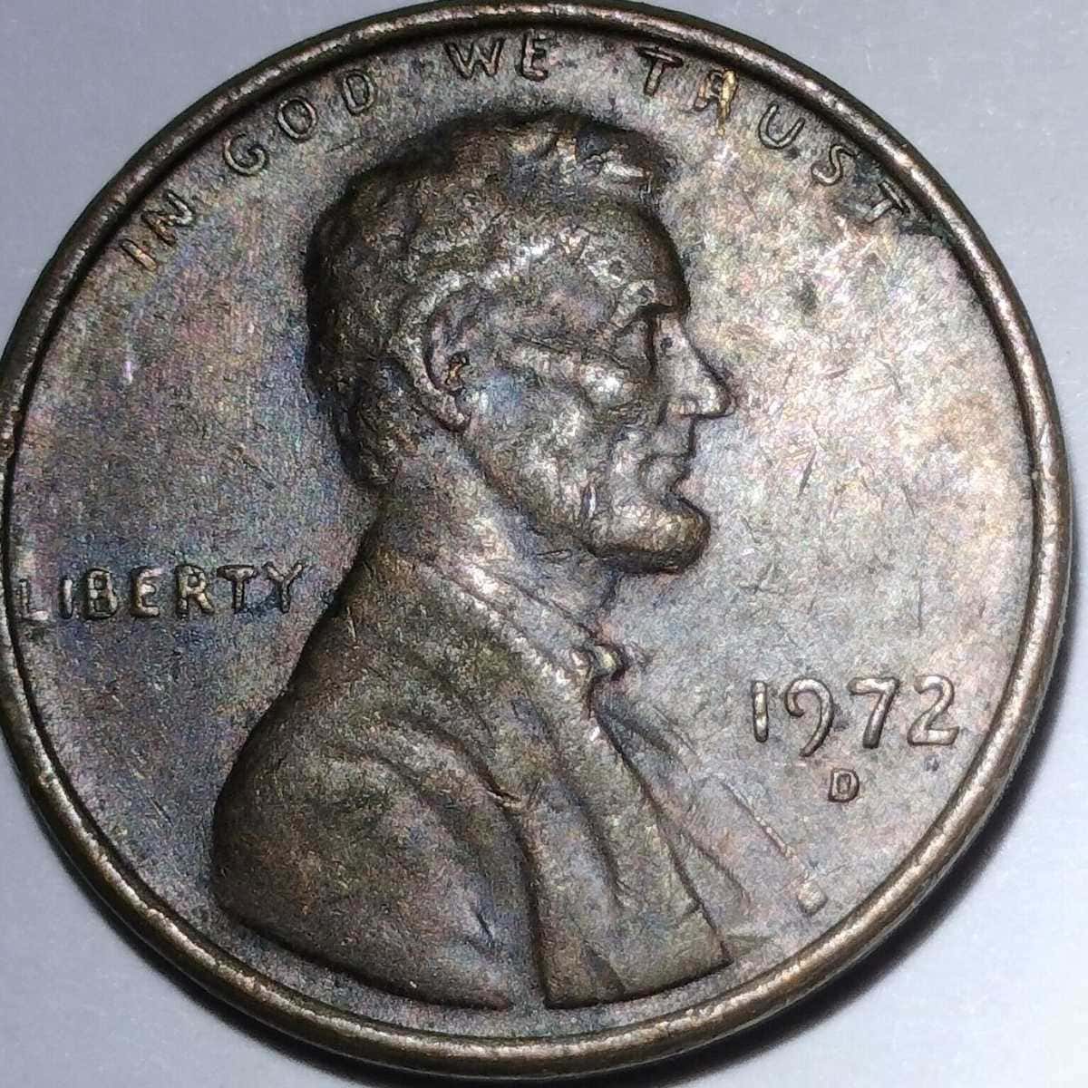 1972-D Lincoln Penny Double Struck Rim and Close ‘L’ Coin value