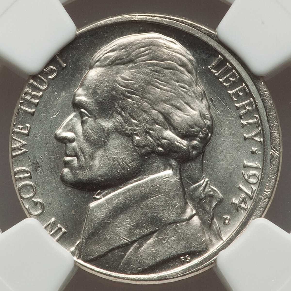 1974 Nickel Misaligned Die Error