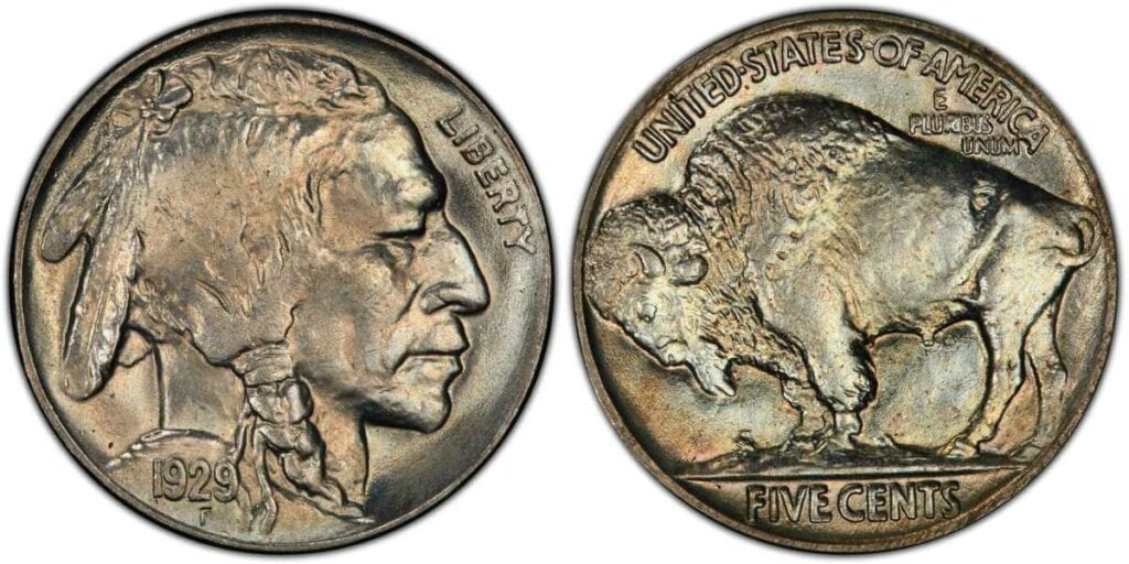 how much is a 1929 buffalo nickel worth