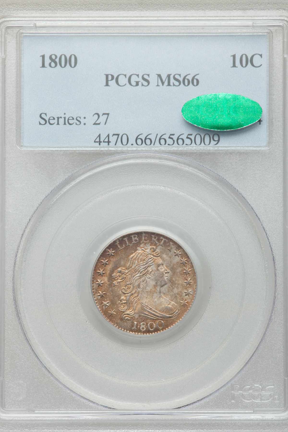 1800 Draped Bust Dime sold for $352,500
