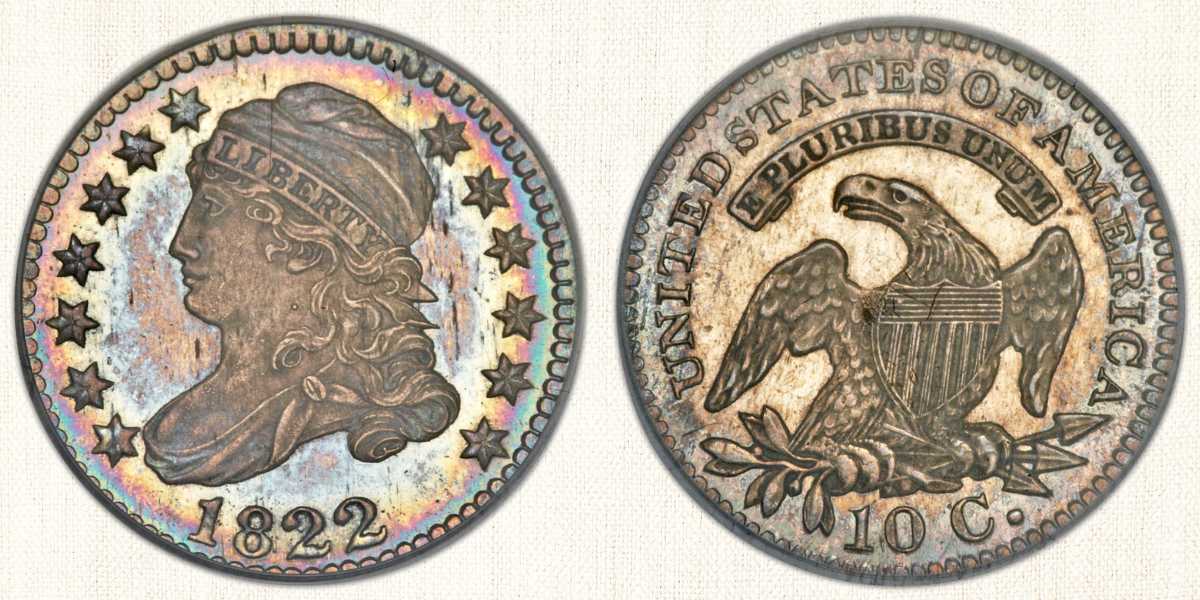 1822 Proof Capped Bust Dime