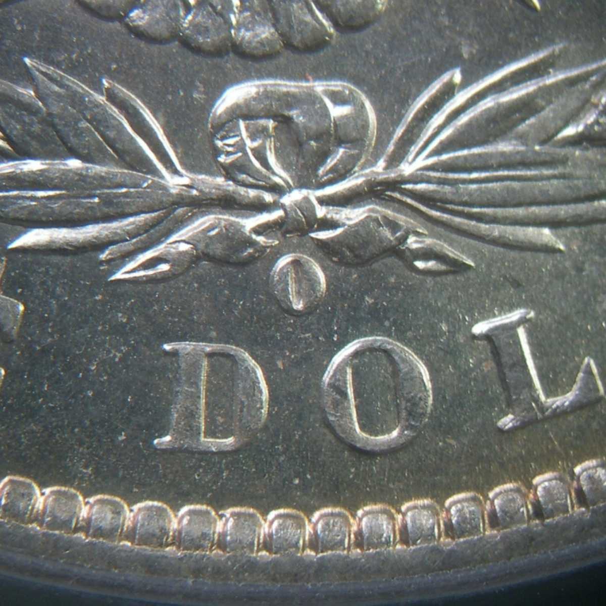 1889-O Morgan Dollar oval o mint mark error