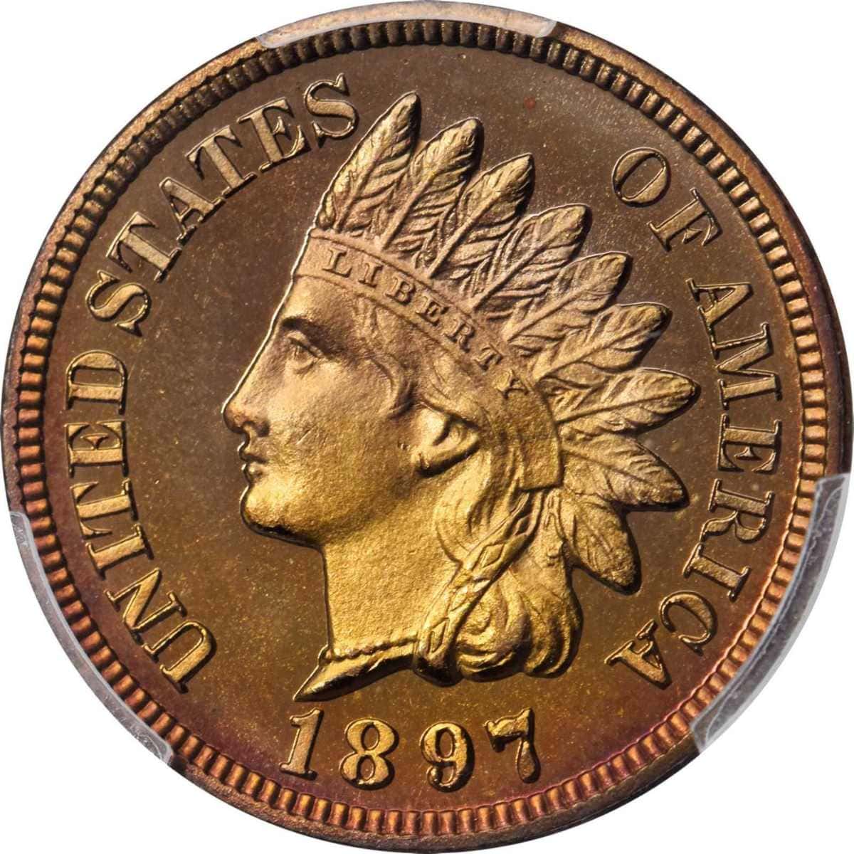 1897 Proof Indian Head Penny Sold for $108,000